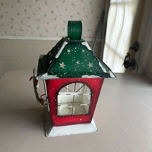 Hallmark tin snowman tea light candle decoration - Picture 4 of 5